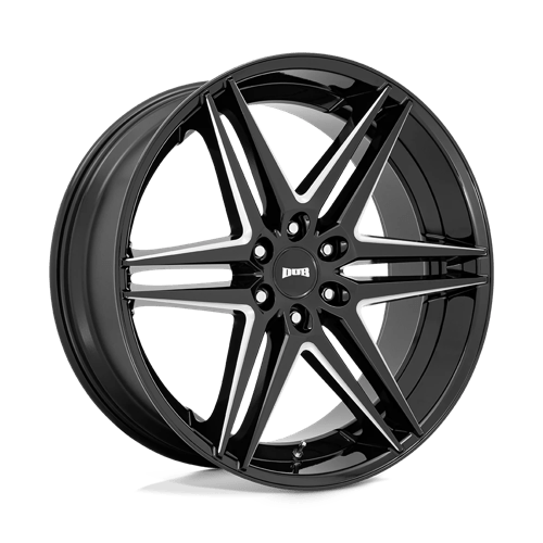 S267 24X10 6X135 G-BLK MILL 30MM - DUB