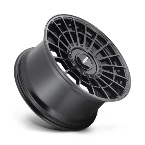 R142 17X8 BLANK MT-BLK 30MM (0-0) - Rotiform