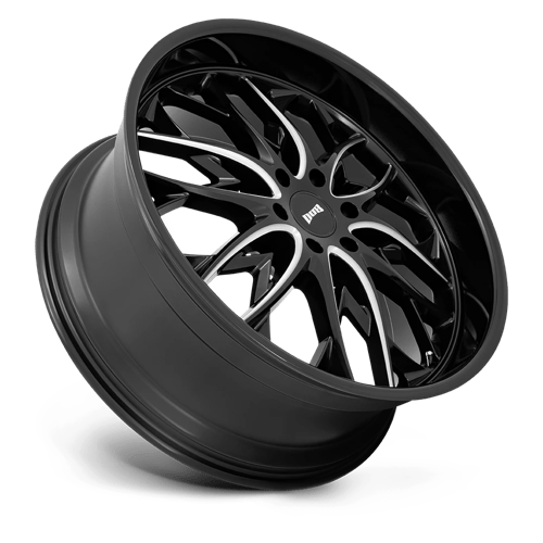 S263 22X9.5 6X5.5 G-BLK MILL 25MM - DUB