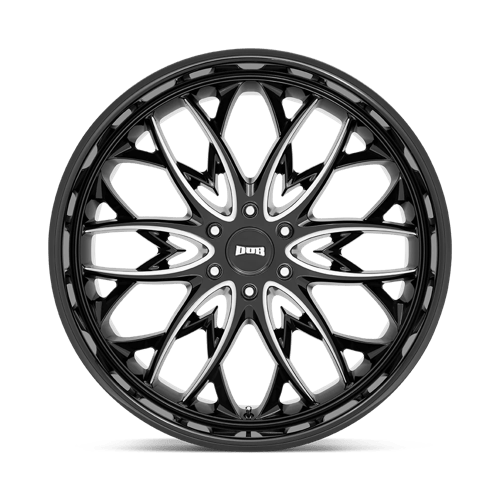 S263 24X10 6X5.5 G-BLK MILL 25MM - DUB