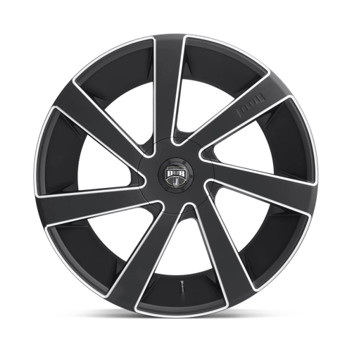 S133 22X9.5 BLANK MT-BLK-MIL 18MM (0-0) - DUB