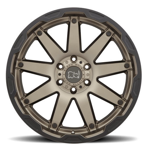 BROCN 17X9.5 6X135 M-BRNZ-BLK-LP 12MM - Black Rhino