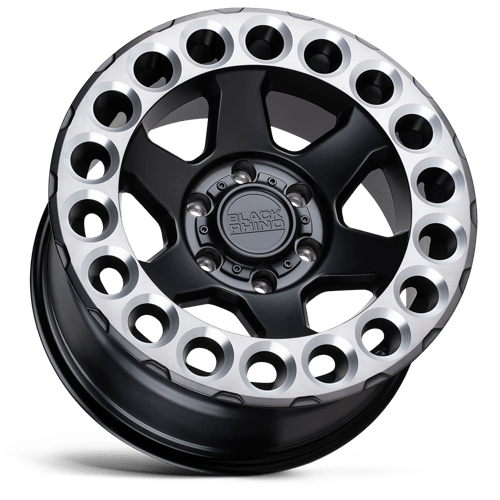 BRODA 17X9.5 6X5.5 M-BLK-MCH-DDTLPRG -18MM - Black Rhino