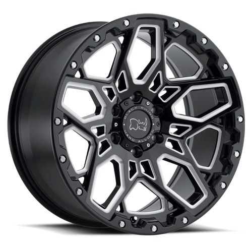 BRSHR 17X9.5 6X5.5 G-BLK-MILL -18MM - Black Rhino