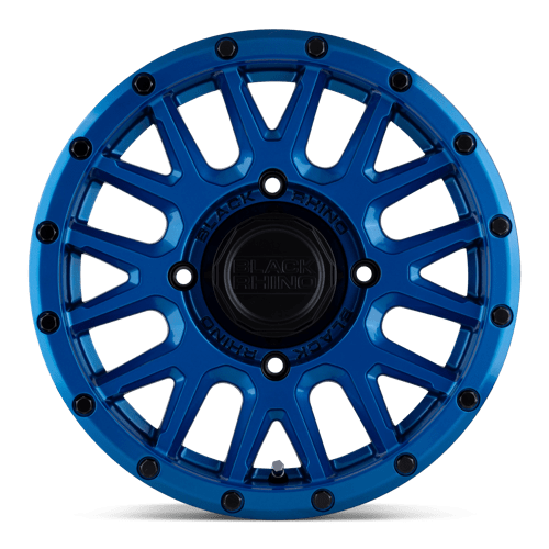 BULPZ 15X7 4X110 BLUE-BLK-BLTS 36MM - Black Rhino Powersports