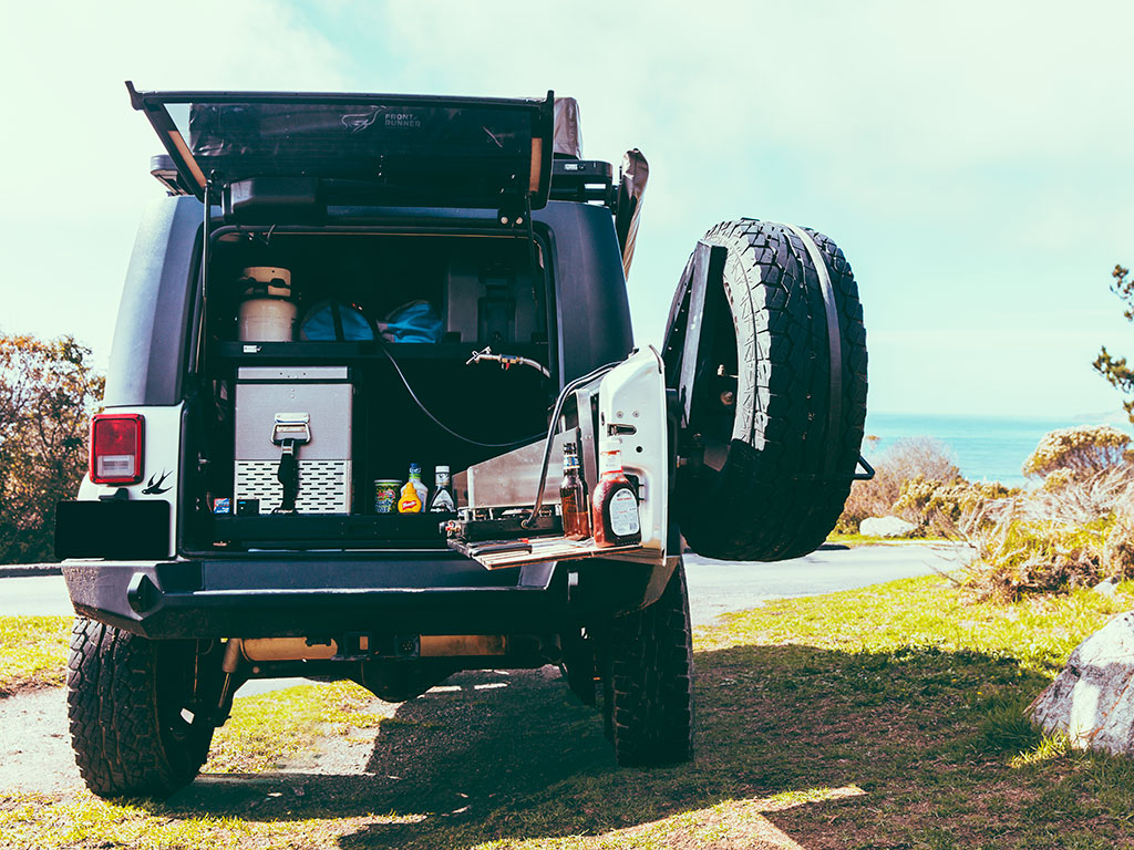 Galerie intérieure pour une Jeep Wrangler JKU 4 portes - de Front Runner